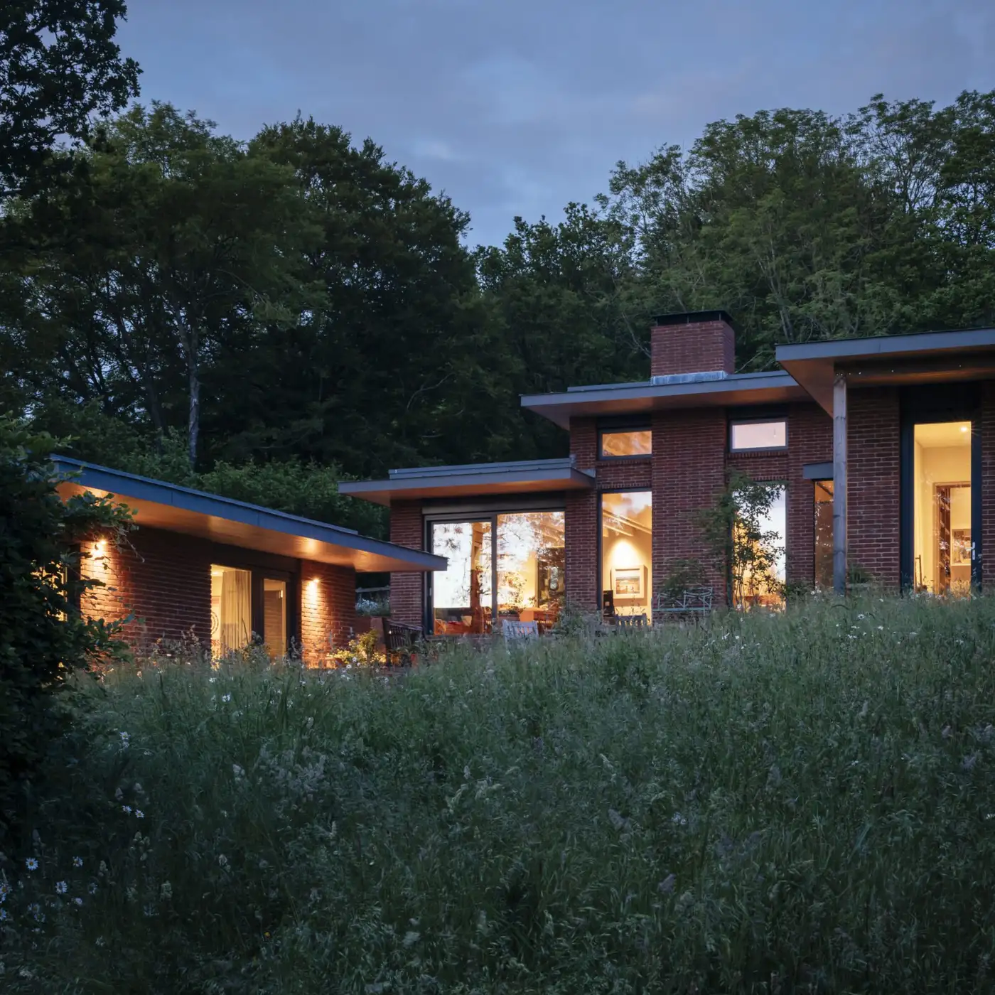 The Gardener's Cottage is set into the landscape