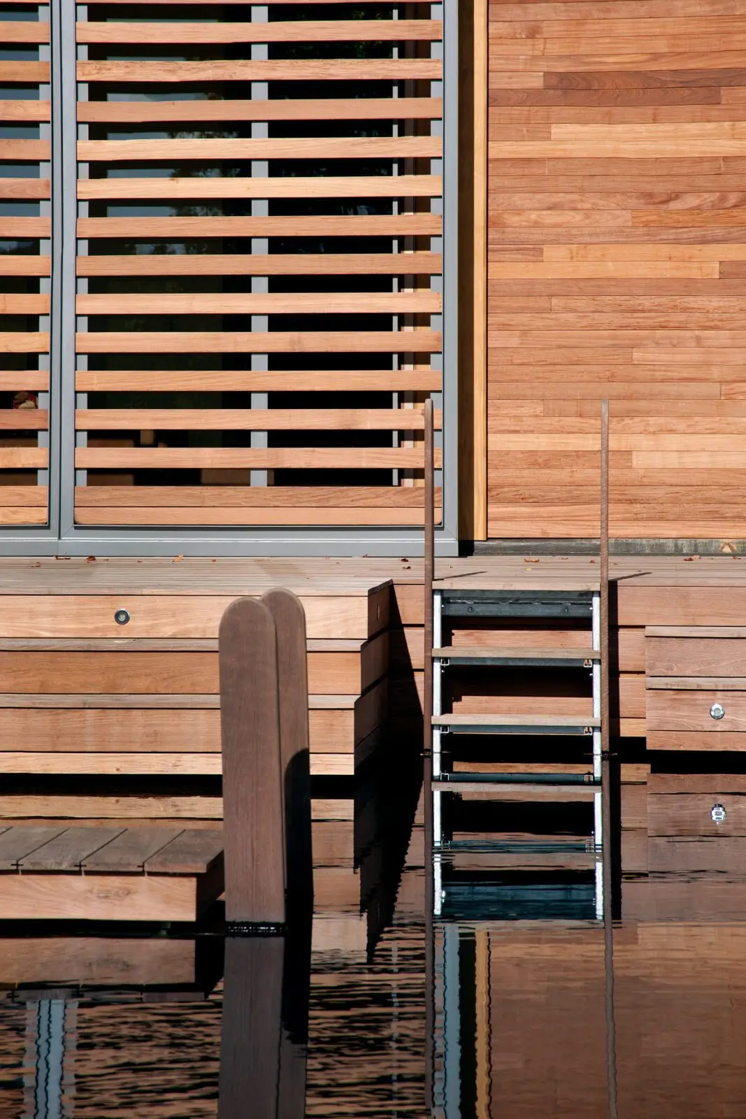 Timbers in this crafted rural retreat source locally