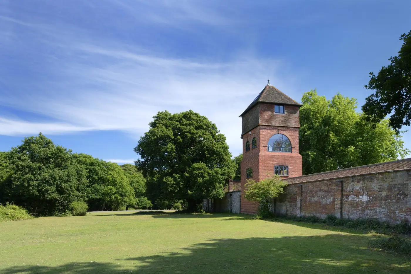 External shot of the Water Tower and boundary wall